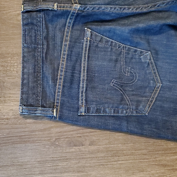 AG Adriano Goldschmied The Protege Straight Leg Dark Denim Jeans Mens 34x27-1/2 - Picture 8 of 14